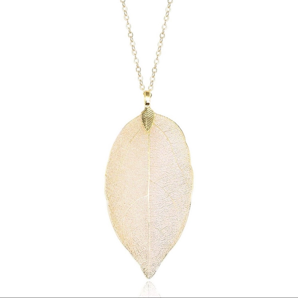 Gold Leaf Necklace
